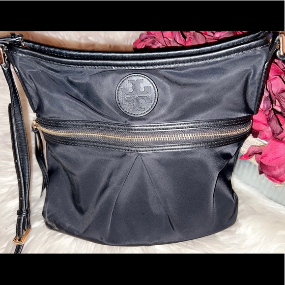 TORY BURCH Nylon/Leather Crossbody Bag - Picture 2 of 7